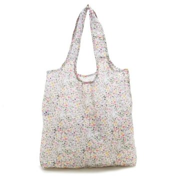 キャスキッドソン Cath Kidston エコバッグ エコバック 934091 105374614743102 FOLDAWAY SHOPPER 折りたたみ式 ショッピングバッグ トートバッグ CREAM/BUNNY MEADOW アイボリー系＋ウサギ柄