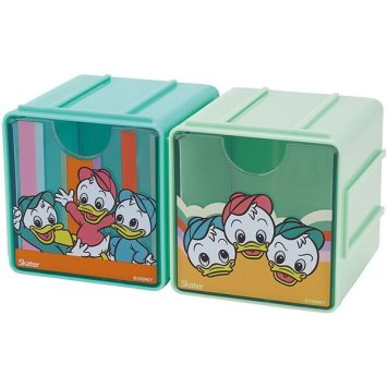 ジョイントキュービックコレクションケース2P ディズニーレトロ/ヒューイ、デューイ、ルーイ スケーター ※送料無料(北海道・沖縄は除く)