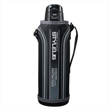 「スタイラス」スポーツマグ1.5? ポーチ付 F-2679・ブラック  キッチン キッチン雑貨  内祝 内祝い お祝 御祝 記念品 出産内祝い プレゼント 快気祝い 粗供養 引出物