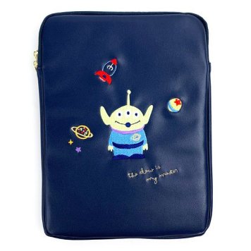 ディズニー エイリアン タブレットポーチ タブレットケース ネイビー