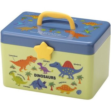 DINOSAURS PICTURE BOOK 持ち手付きボックス スケーター ※送料無料(北海道・沖縄は除く)