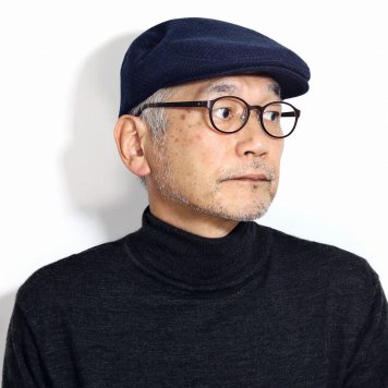 KNOX ハンチング メンズ グレンチェック アイビーキャップ サーモトロンラジポカ 帽子 紳士 ノックス ハンチング帽 チェック柄 日本製 手洗い可能 紺 ネイビー 対応 帽子屋 通販 父の日