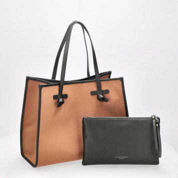 ジャンニキアリーニ GIANNI CHIARINI バッグ トートバッグ MARCELLA E MISS MARCELLA CANVA マルチェッラ BS 6850 CNV-SE CU/SB オレンジブラウン系