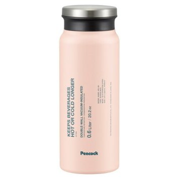 【送料無料・包装無料・のし無料】ピーコック ステンレスボトル スクリューマグタイプ 600ml コーラルピンク AEJ-60 PRC(A5)ギフト 敬老の日 入学祝い 卒業祝い 就職祝い 結婚祝い 誕生日 出産祝い 引越祝い 香典返し 新盆 初盆 御礼 お中元 内祝い 快気祝い ご挨拶 志 法事
