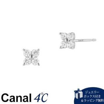 【無料ラッピング】  カナルヨンドシー Canal 4℃ カナル4℃ プラチナ ピアス ホワイトトパーズ ブランド 正規品 新品 ギフト プレゼント 人気 おすすめ 誕生日 記念日 クリスマス 送料無料