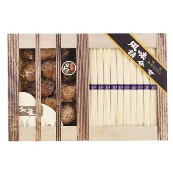 【ギフト対応無料】乾物家 国産椎茸と手延そうめん御詰合せ (KBY-EJ3) [お中元][お歳暮] ※送料無料(北海道・沖縄は除く)