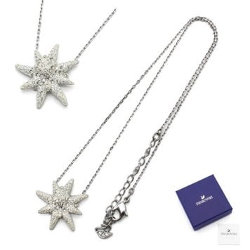 SWAROVSKI スワロフスキー ネックレス 5534887 Edelweiss アクセサリー シルバー ホワイト レディース
