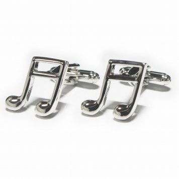 鎌倉カフス工房 音符 カフスボタン・カフリンクス メンズ  sc031 結婚式 旦那 プレゼント ギフト 彼氏 父の日 誕生日プレゼント