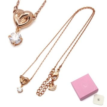 SWAROVSKI スワロフスキー ネックレス 5516542 Lifelong Heart アクセサリー ローズゴールド レディース