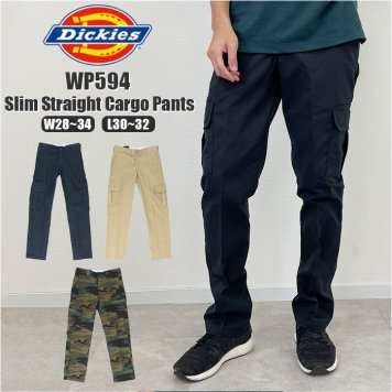 ディッキーズ Dickies パンツ  WP594 メンズ カーゴパンツ ワークパンツ おしゃれ ブランド デッキーズ 大きいサイズ スリム ズボン 作業着 作業服 ワークウェア