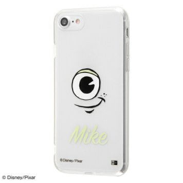 iPhone SE(第2世代)/8/7 『ディズニー・ピクサーキャラクター』/ハイブリッドケース Clear Pop/『マイク』 ※送料無料(ポスト投函)