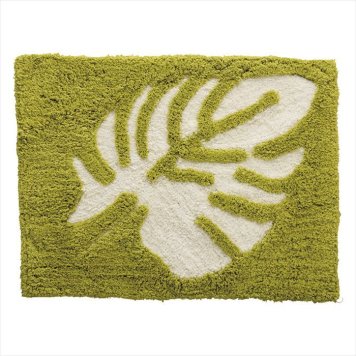  インド綿マット モンステラ グリーン IDM2003-G  内祝 内祝い お祝 御祝 記念品 出産内祝い プレゼント 快気祝い 粗供養 引出物