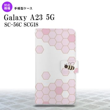 Galaxy A23 GalaxyA23 手帳型スマホケース カバー ハニー クリア ピンク 2022年 10月発売 nk-004s-a23-dr1687