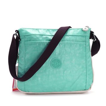 キプリング Kipling バッグ K16614 98Z MOYELLE BP モイェル 斜めがけバッグ LACQ MINT AUB ミントグリーン系＋ダークパープル系