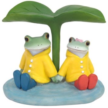 【ギフト対応無料】コポー 雨宿りカップル ダイカイ Copeau(コポー) コポーシリーズ かえる カエル 置物 オブジェ ※送料無料(北海道・沖縄は除く)