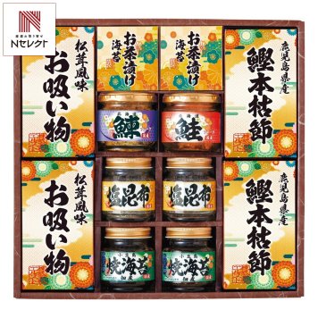 雅和膳 佃煮 鰹節ほか 詰め合わせ ギフトセット 7種 計12点入 和食 惣菜セット ご飯のお供 和風惣菜 のり佃煮【北海道・沖縄県・離島 配送不可】