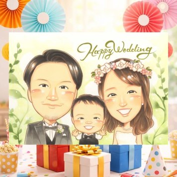 結婚式 プレゼント 似顔絵 贈り物 手描き 名入れ ギフト 結婚式 ウェディング 婚礼 ウェルカムボード 結婚祝い カップル 新郎 両親 新婦 修正無料 名入れ 下書き確認 サプライズ 喜ばれる 実績多数 似てる ウェディング 一生もの ブライダル 思い出 古希祝い 家族 感動 ブライダルギフト 贈答品 イラスト 感謝 闘病中の方への励まし 大量注文 色紙 おすすめ