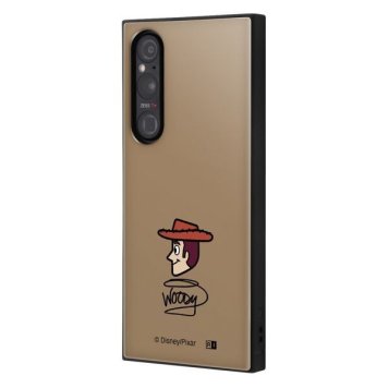 Xperia 1 V / 『ディズニー・ピクサーキャラクター』/耐衝撃ハイブリッドケース KAKU / ウッディ_横顔 ※送料無料(ポスト投函)