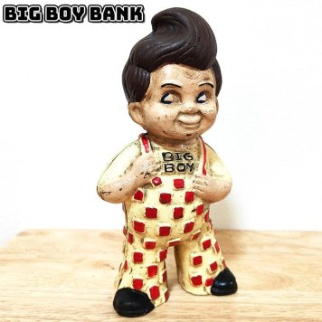 貯金箱 BIG BOY アンティーク 置物 キャストアイアン コインバンク ヴィンテージ 鋳鉄 ビッグボーイ キャラクター 正規ライセンス品 アメリカン 雑貨 おしゃれ 可愛い インテリア ディスプレイ かわいい ビンテージ 店舗 カフェ バー レストラン