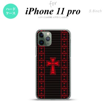 iPhone11Pro iPhone11 Pro スマホケース ハードケース ゴシック 黒 赤 メンズ レディース nk-i11p-1010