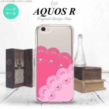 【SH03J】【スマホケース/スマホカバー】【アクオス R】SH03J スマホケース AQUOS R SH-03J カバー アクオス R レース(B) ピンク nk-sh03j-727【メール便送料無料】