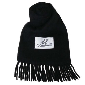 マルニ MARNI マフラー scmc0059y0-utw918-00n99 レディース BLACK