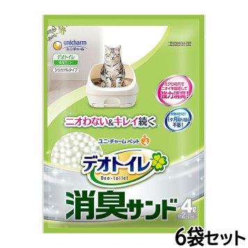 ユニ チャーム デオトイレ 消臭サンド 4L×6個