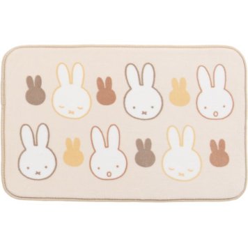 ミッフィー miffy インテリアマット50×80 ＩＶ サプライズミッフィー
