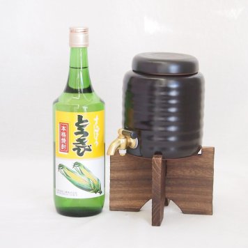 本格焼酎サーバー1000cc(18cm×24cm 1kg)セット札幌酒精 本格焼酎 さっぽろとうきび (北海道) 720ml×1本