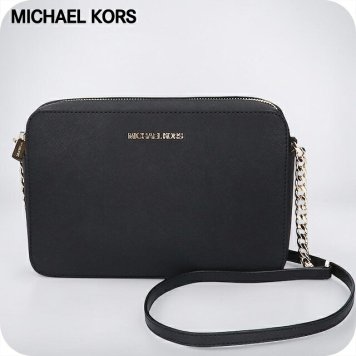 マイケルコース ショルダーバッグ レディース アウトレットブランド MICHAEL KORS ジェットセット アイテム 35T8GTTC9L-BK BLACK