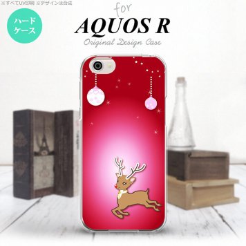 【SH03J】【スマホケース/スマホカバー】【アクオス R】SH03J スマホケース AQUOS R SH-03J カバー アクオス R トナカイ 赤 nk-sh03j-645【メール便送料無料】