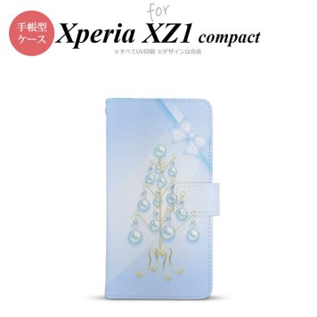 【手帳型 スマホ カバー ケース】【SO02K】【エクスペリア XZ1】手帳型 ケース SO-02K スマホ カバー Xperia XZ1 Compact エクスペリア ツリーオブジェ 水色 nk-004s-so02k-dr304【メール便送料無料】