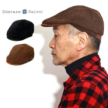 コーデュロイ ハンチング 帽子 メンズ 渋い Dorfman Pacific 黒 紳士 ハンチング帽 茶 冬 ハンチング帽子 ブランド アイビーキャップ 40代 50代 60代 男性 ファッション 誕生日 プレゼント 父の日 ギフト ラッピング包装 敬老の日