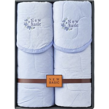 冬の贈り物ご挨拶  ふわとろパウダータッチ敷パット2P ニューベーシック 100×205cm