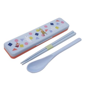 ムーミン アニメーション 23 抗菌 音のならないコンビセット 箸18cm スケーター ※送料無料(ポスト投函)