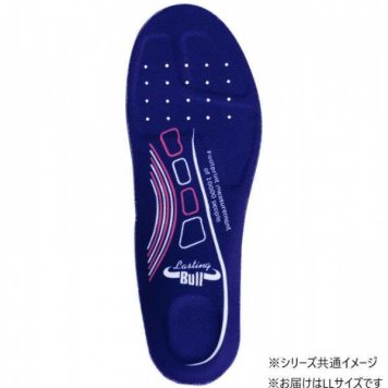 インソール ラスティングブル 中敷き 福山ゴム LA16800 LL ブルー 衝撃吸収 土踏まず サポート 通気性 メンズ レディース サイズ調整可能 クッション 作業靴 スニーカー ブーツ
