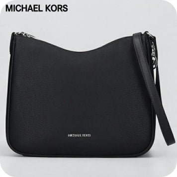 マイケルコース ショルダーバッグ レディース アウトレットブランド MICHAEL KORS ナイラ 35S6S5ZM2L-BK BLACK