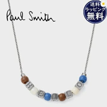 【無料ラッピング】 ポールスミス Paul Smith ネックレス Hello Beads シルバー 日本製  メンズ ブランド 正規品 新品 ギフト プレゼント 人気 おすすめ 誕生日 記念日 クリスマス 送料無料 psm522111