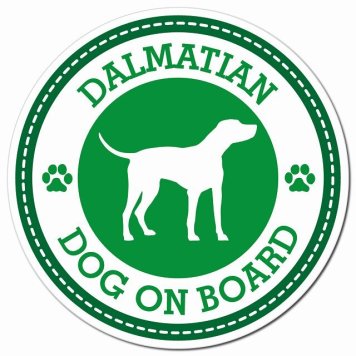 DALMATIAN ダルメシアン グリーン 肉球 カーサイン 車 マグネットステッカー 犬 マグネット 強力 直径13cm 丸型 おしゃれ かわいい ドラレコステッカー 安全対策 危険運転 煽り運転 アニマル 動物 犬種別 屋外 防水 屋内 肉球マーク
