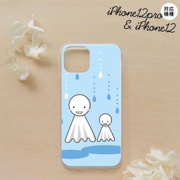 iPhone12/iPhone12pro iPhone12 / iPhone12pro スマホケース ソフトケース てるてる坊主 水色 メンズ レディース nk-i12-tp551