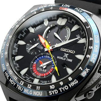 SEIKO 腕時計 セイコー 時計 ウォッチ PROSPEX プロスペックス ソーラー アラームクロノ ワールドタイム メンズ SSC551P1 海外モデル [並行輸入品]