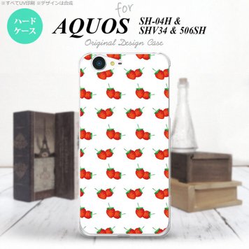 【SH04H】【スマホケース/スマホカバー】【アクオス ゼータ】SH04H スマホケース AQUOS ZETA SH04H カバー アクオス ゼータ 苺・イチゴ  nk-sh04h-043【メール便送料無料】