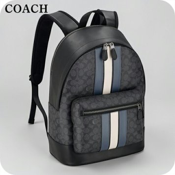 コーチ バックパック メンズ ブランド COACH Philippines CV922 QBOH0 チャコール/デニム/チョーク