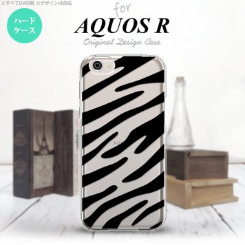 【SH03J】【スマホケース/スマホカバー】【アクオス R】SH03J スマホケース AQUOS R SH-03J カバー アクオス R ゼブラ 黒 nk-sh03j-021【メール便送料無料】