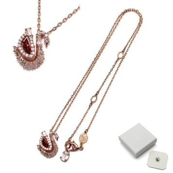 SWAROVSKI スワロフスキー ネックレス 5732413 Swan アクセサリー ローズゴールド