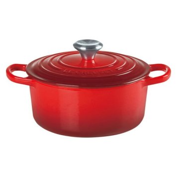 【送料無料・包装無料・のし無料】ル･クルーゼ シグニチャー ココット･ロンド18cm チェリーレッド 05064329(A4)/ギフト お歳暮 入学祝い 卒業祝い 就職祝い 結婚祝い 誕生日 出産祝い 引越祝い 香典返し 新盆 初盆 御礼 内祝い 快気祝い ご挨拶 志 法事