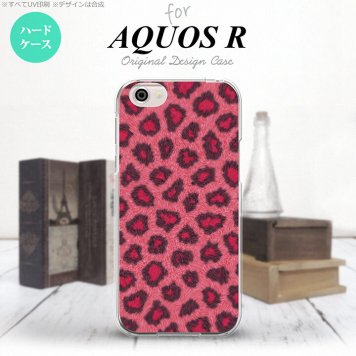 【SH03J】【スマホケース/スマホカバー】【アクオス R】SH03J スマホケース AQUOS R SH-03J カバー アクオス R 豹柄 ピンク nk-sh03j-026【メール便送料無料】