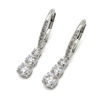 スワロフスキー SWAROVSKI ピアス アクセサリー 5416155 アトラクト トリロジー ATTRACT TRILOGY シルバー+クリスタル
