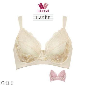 ワコール LASEE【ラゼ】着やせすっきりブラ BFA335 フルカップブラ G・H・Iカップ