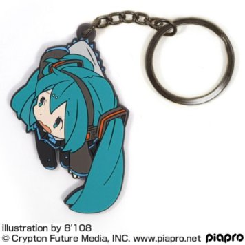 初音ミクつままれキーホルダー チャーム